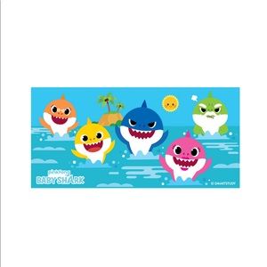 Baby shark beach towel